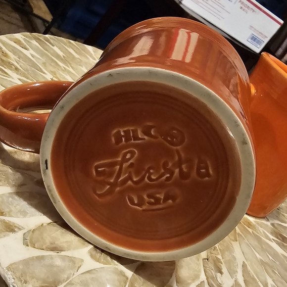 New Fiesta Paprika Java Mug Coffee Cup 12 Oz Retired Color - Picture 3 of 3